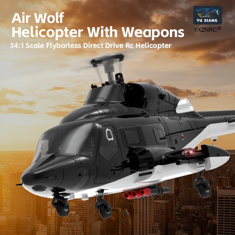 Rc Hobby Airwolf - Yuxiang F02 Versi Optical-Flow Airwolf Armed