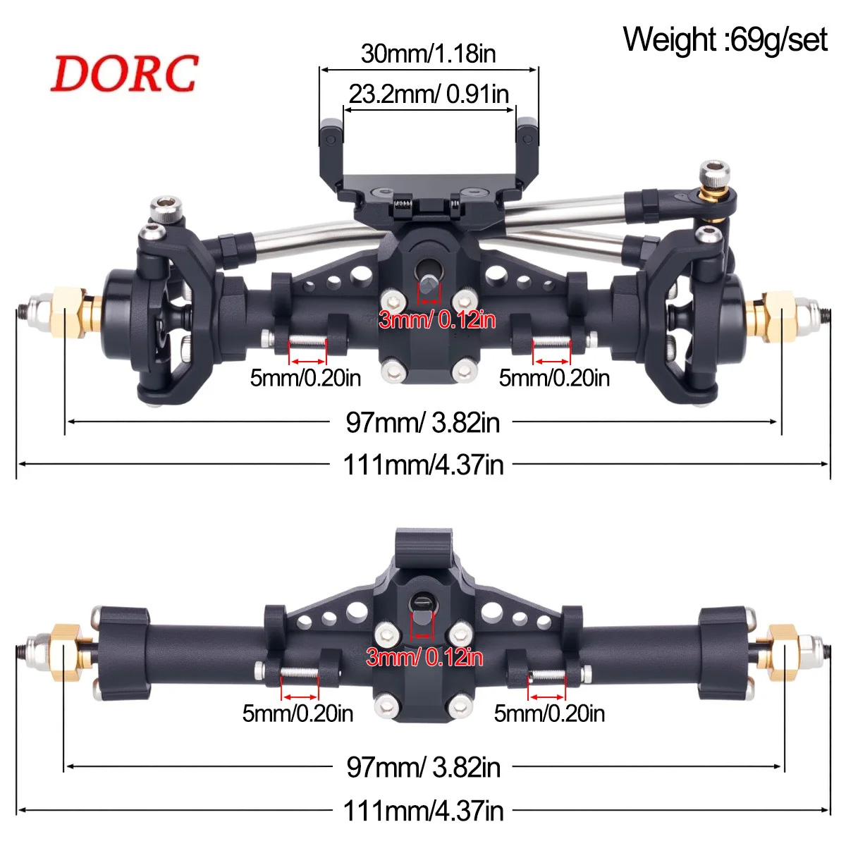 Rc Hobby Zone - 1Set As Roda Plastik dengan Dudukan