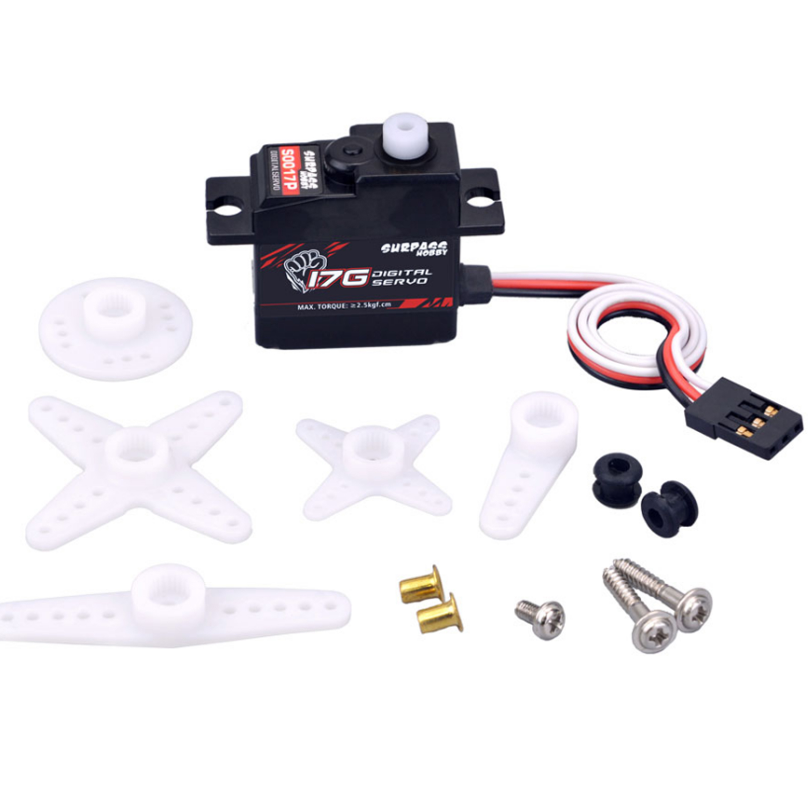 2g 3.7g 4.3g 6g 17g 25g Servo  - Rc Hobby Zone ulasan dan harga
